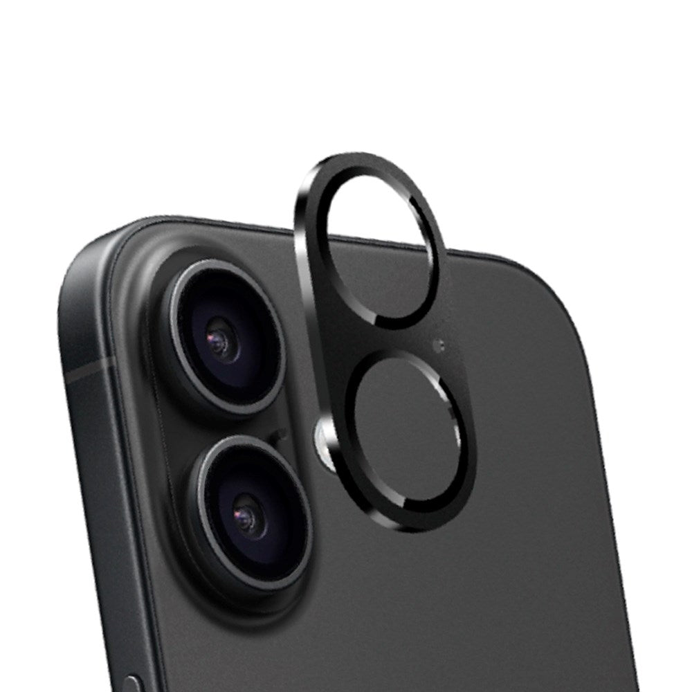 iPhone 16 / 16 Plus Holdit Protective Glass for Camera Lens - Case-Friendly - Black