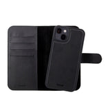 Holdit iPhone 14 / 13 Wallet Case MagSafe Plus - Flip Case - MagSafe Compatible - Black