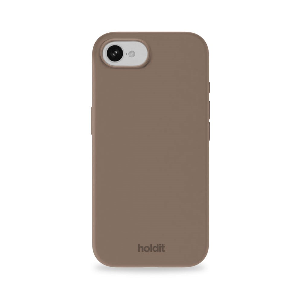 Holdit iPhone 16e Soft Touch Silicone Case - Mocha Brown