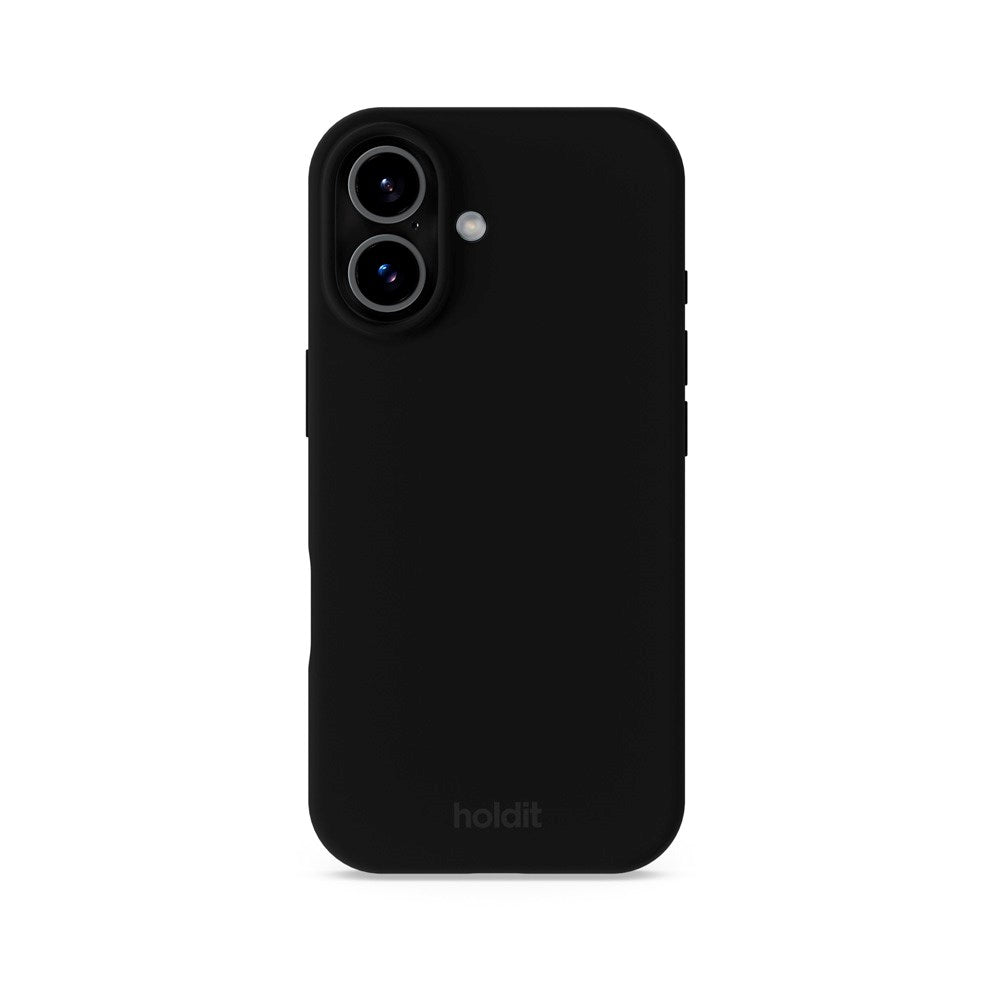 Holdit iPhone 17 Soft Touch Silicone Case - Black