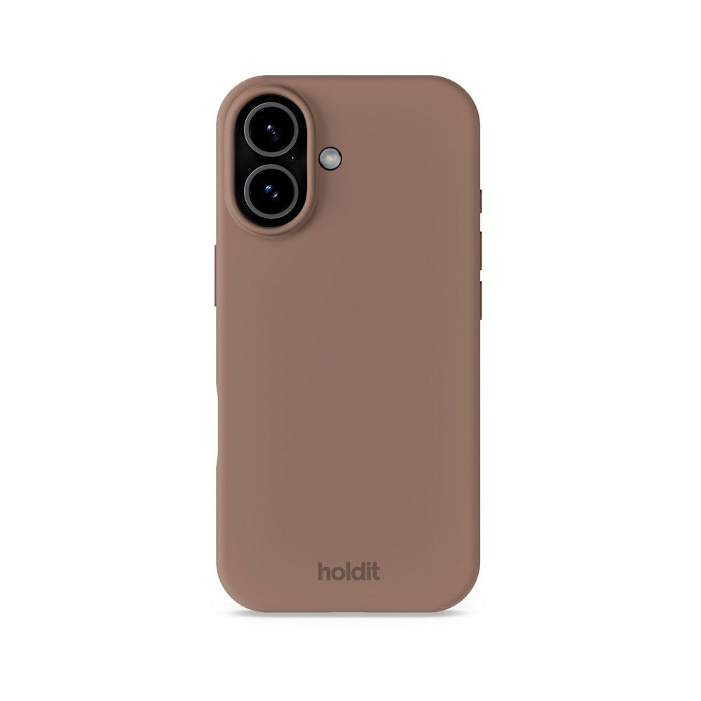 Holdit iPhone 17 Soft Touch Silicone Case - Mocha Brown