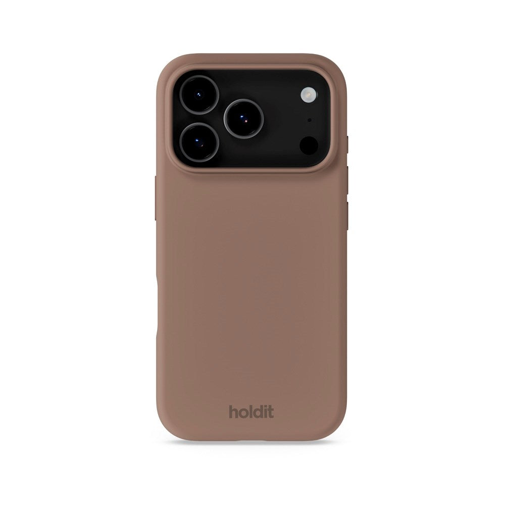 Holdit iPhone 17 Pro Soft Touch Silicone Case - Mocha Brown