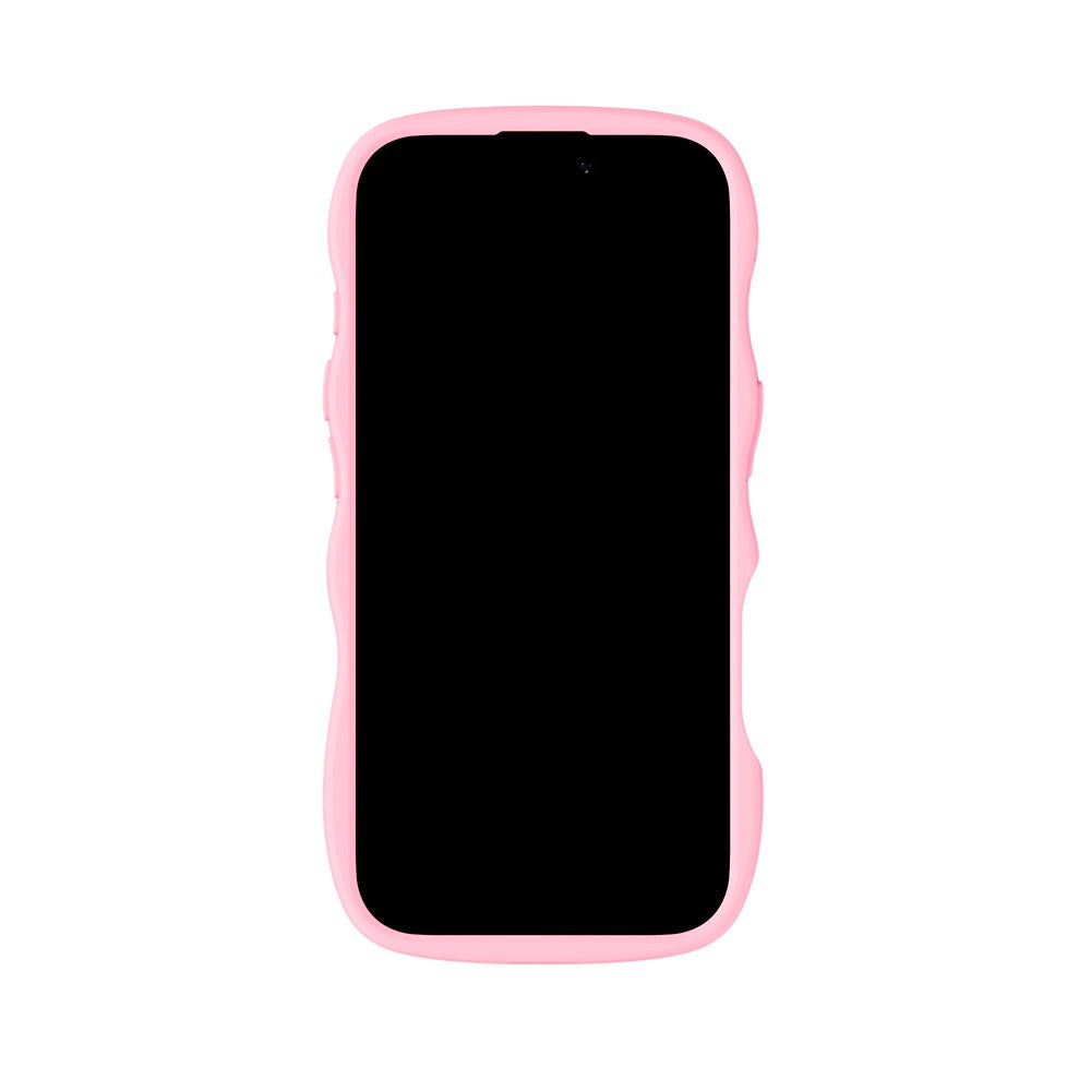 Holdit iPhone 17 Wavy Case - Pink / Transparent
