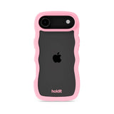 Holdit iPhone Air Wavy Case - Pink / Transparent