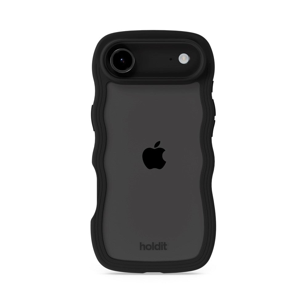 Holdit iPhone Air Wavy Case - Black / Transparent