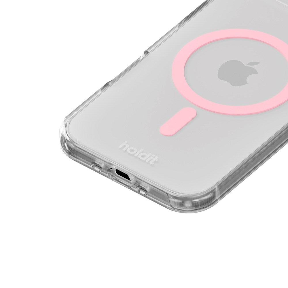Holdit iPhone Air MagSafe Case - Transparent / Pink