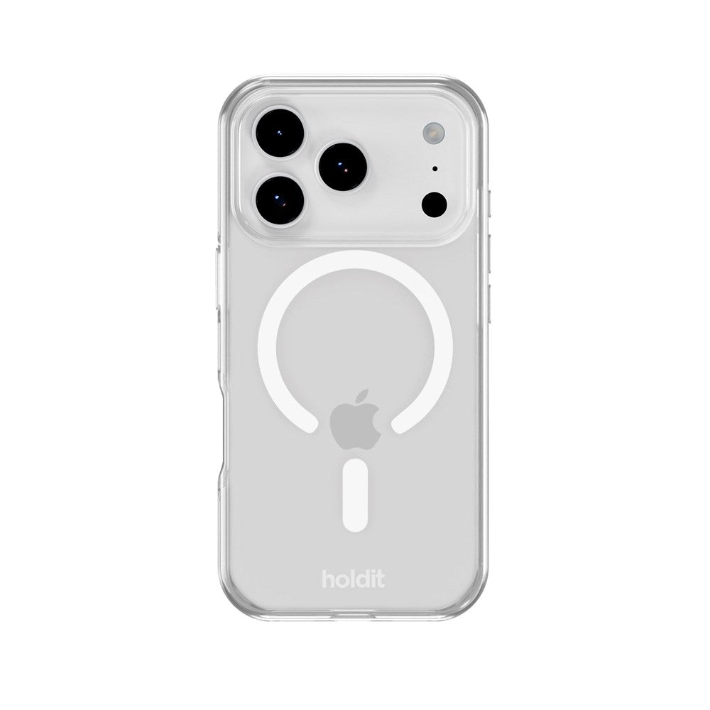 Holdit iPhone 17 Pro MagSafe Case - Transparent / White