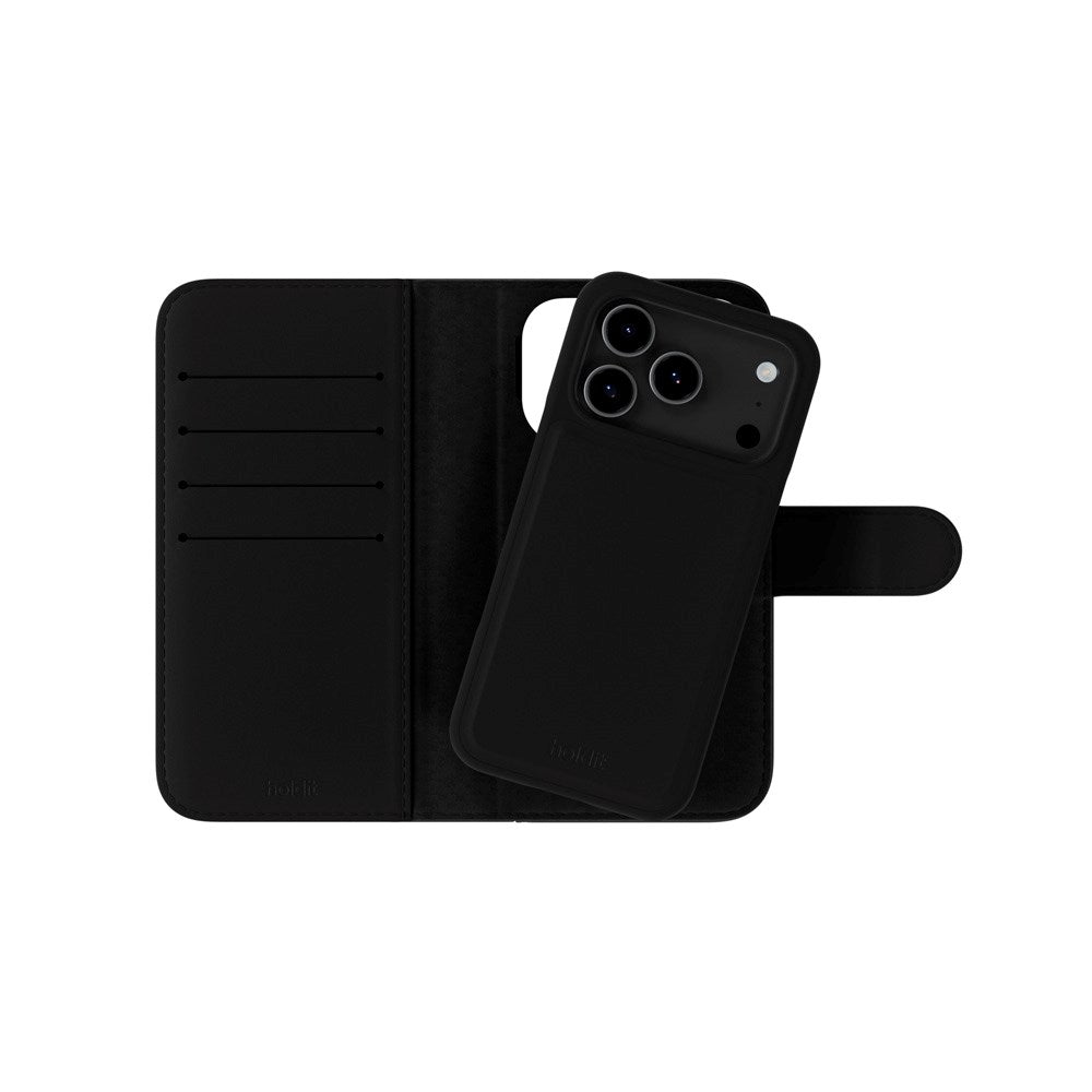 Holdit iPhone 17 Pro Wallet Case MagSafe Plus - Black