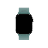 Apple Watch (38/40/SE/41/42mm) Holdit Silicone Watch Strap with Metal Buckle - Moss Green