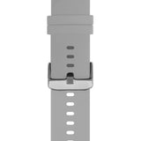 Universal Holdit Silicone Watch Strap with Metal Buckle (22mm) - Grey