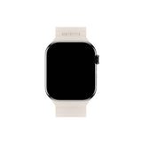 Apple Watch (38/40/SE/41/42mm) Holdit Silicone Magnet Watch Strap - Light Beige / Beige