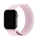 Apple Watch (38/40/SE/41/42mm) Holdit Nylon Watch Strap with Velcro Closure - Pink