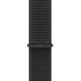 Apple Watch (42/44/SE/45/46/49mm) Holdit Nylon Watch Strap with Velcro Closure - Black
