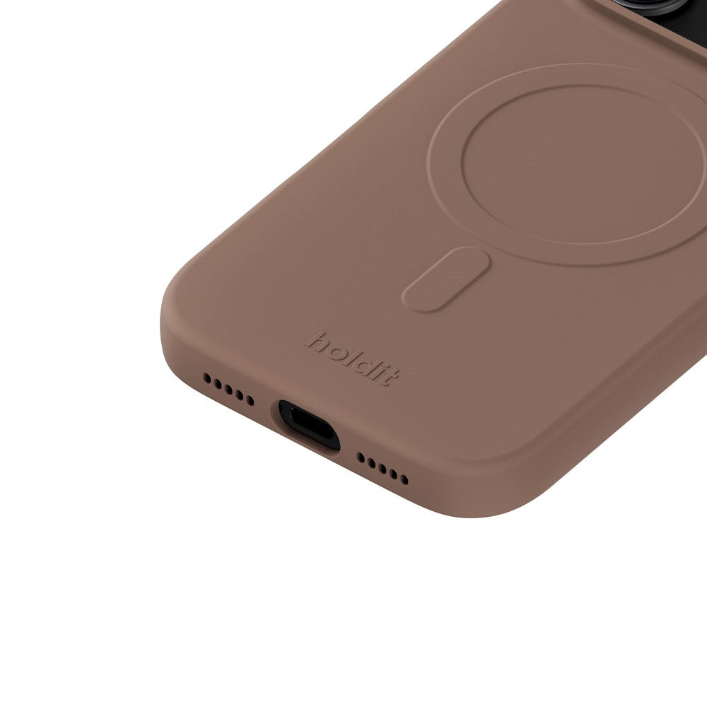 Holdit iPhone 17 Pro Soft MagSafe Case - Mocha Brown