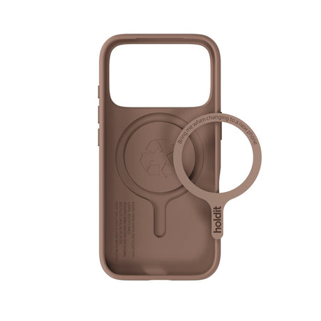 Holdit iPhone 17 Pro Soft MagSafe Case - Mocha Brown