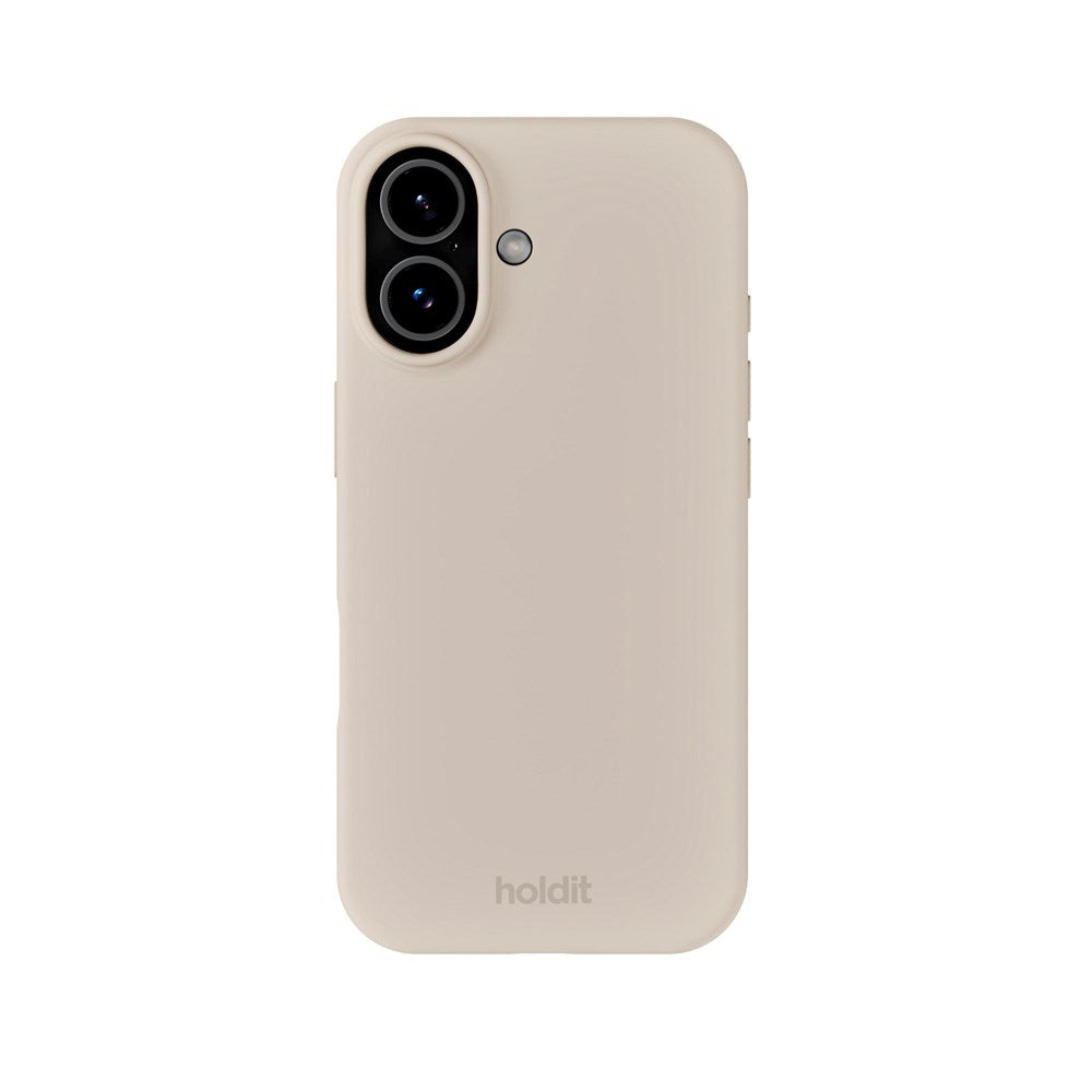Holdit iPhone 17 Soft Touch Silicone Case - Light Beige
