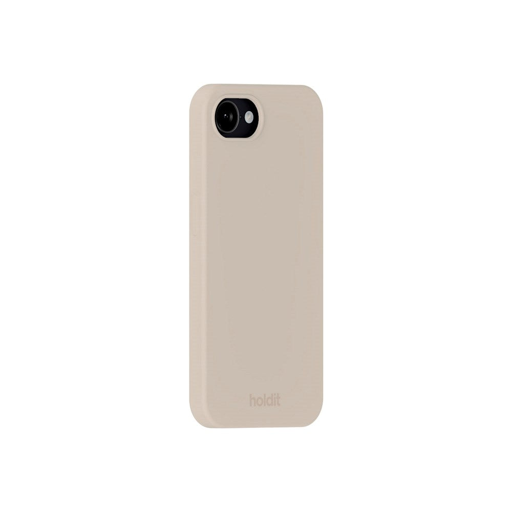 Holdit iPhone 16e Soft Touch Silicone Case - Light Beige