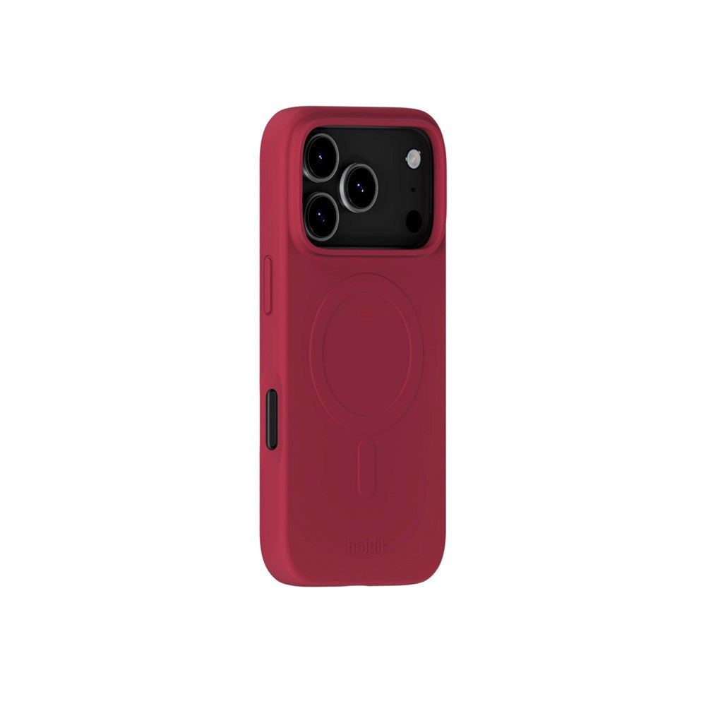 Holdit iPhone 17 Pro Soft MagSafe Case - Red Velvet