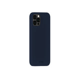 Holdit iPhone 12 / 12 Pro Soft Touch Silikone Case - Midnight Blue