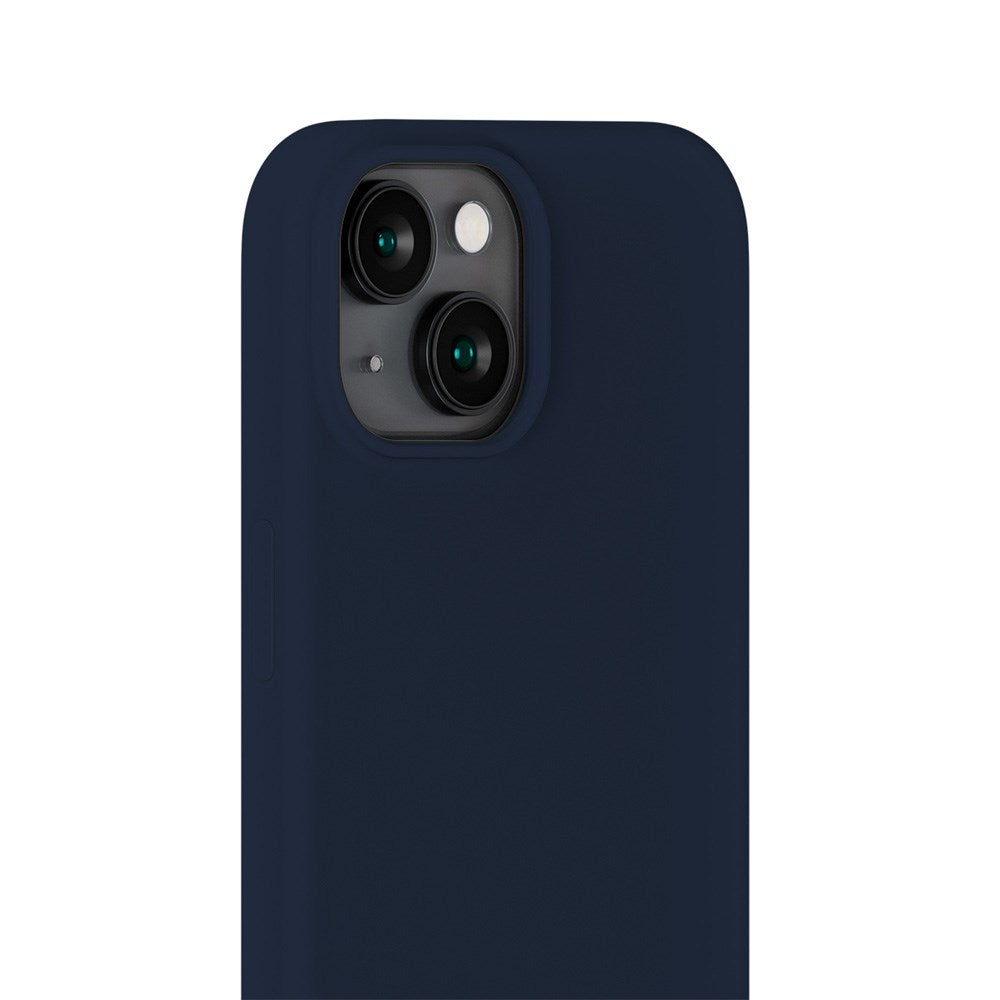 Holdit iPhone 15 Soft Touch Silikone Case - Midnight Blue
