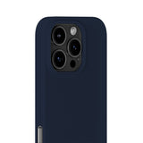 Holdit iPhone 16 Pro Soft Touch Silikone Case - Midnight Blue