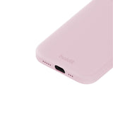 Holdit iPhone 15 Soft Touch Silikone Case - Pale Pink