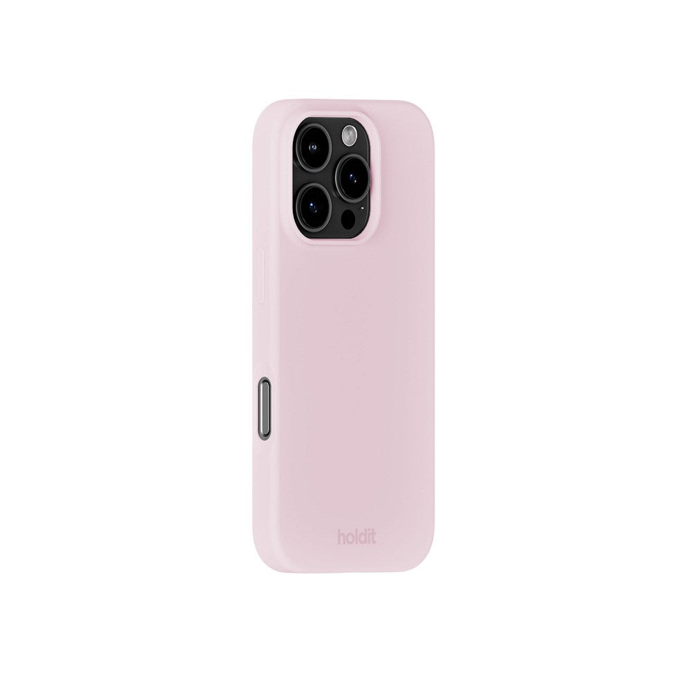 Holdit iPhone 16 Pro Soft Touch Silikone Case - Pale Pink