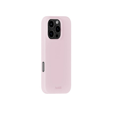 Holdit iPhone 16 Pro Soft Touch Silikone Case - Pale Pink
