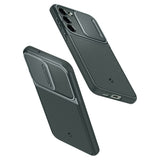 Samsung Galaxy S23 Spigen Optik Armor Case - Dark Green