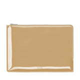 Holdit Patent Leather Sleeve for MacBook / Laptop 14" (34.2 x 24.2cm) - Beige