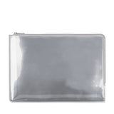 Holdit Patent Leather Sleeve for MacBook / Laptop 14" (34.2 x 24.2cm) - Silver