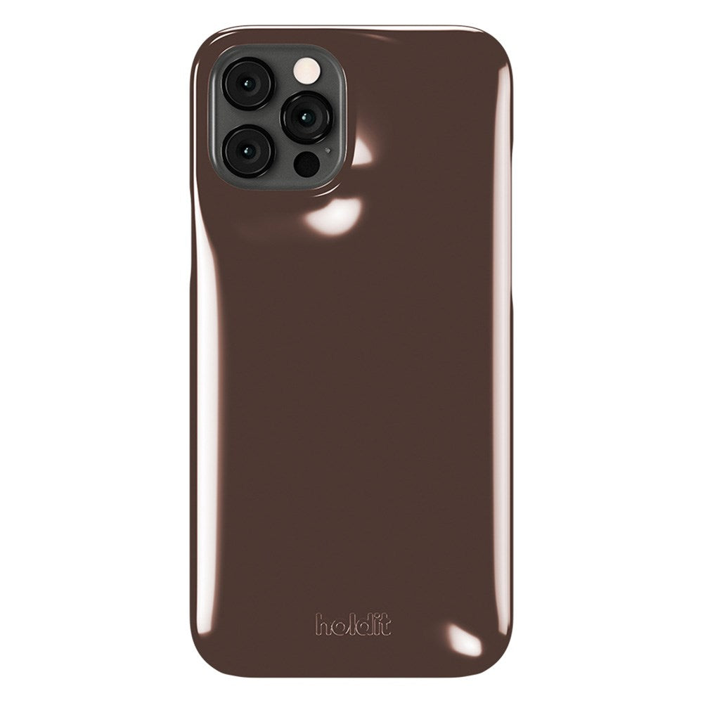 Holdit iPhone 12 / 12 Pro Puffy Case - Chocolate
