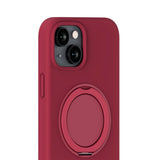 iPhone 16e / 15 Holdit Silicone Stand Case - Red Velvet