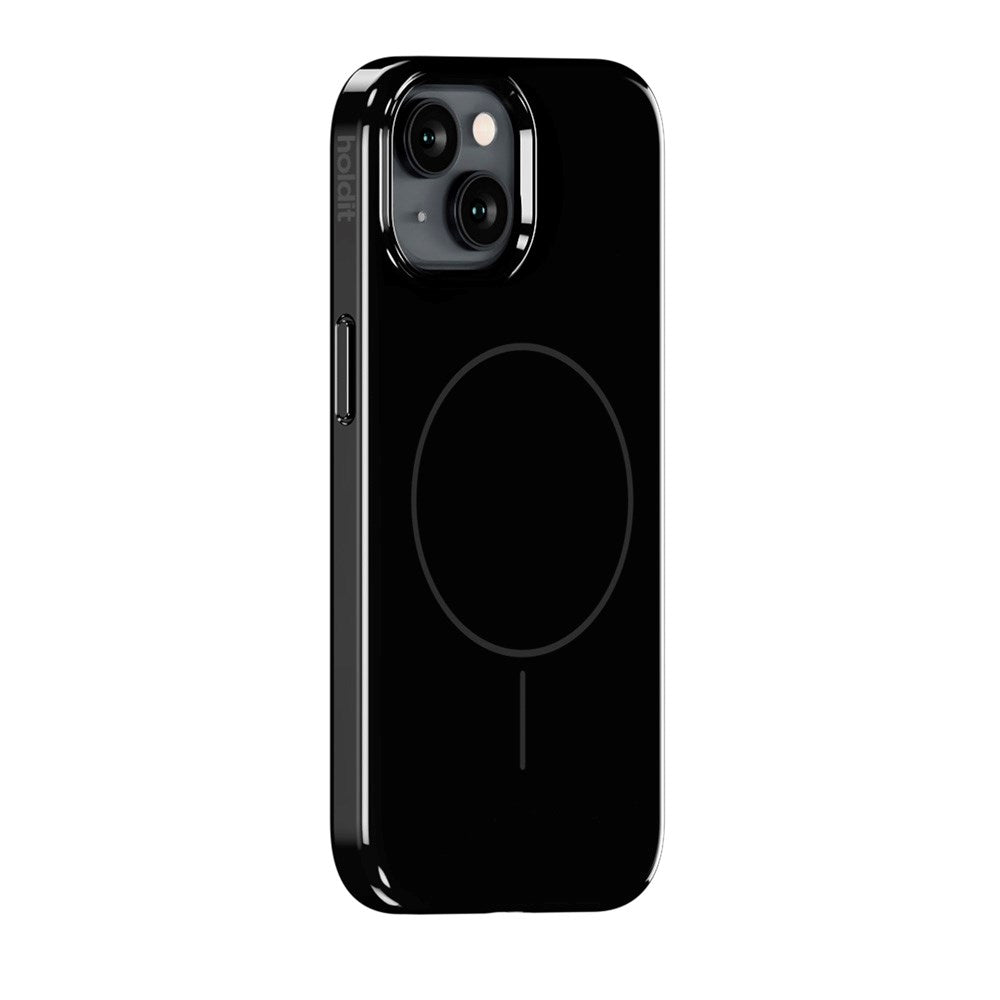 Holdit iPhone 16e / 15 / 14 / 13 Mono Case - MagSafe Compatible - Black / Gray