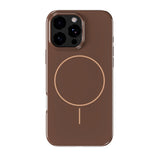 Holdit iPhone 16 Pro Max Mono Case - MagSafe Compatible - Chocolate / Beige