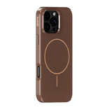 Holdit iPhone 16 Pro Max Mono Case - MagSafe Compatible - Chocolate / Beige