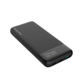 Smartline 10.000mAh Powerbank with PD / QC3.0 & LED-Display - Black