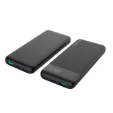 Smartline 10.000mAh Powerbank with PD / QC3.0 & LED-Display - Black