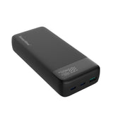 Smartline 20.000mAh Powerbank with PD / QC3.0 & LED-Display - Black