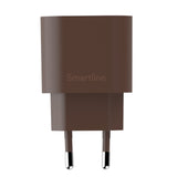 Smartline 20W Wall Charger with 1 x USB-C – Brown