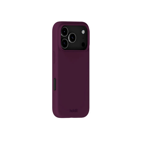 Holdit iPhone 17 Pro Soft Touch Silicone Case - Deep Plum
