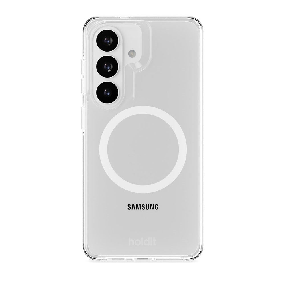 Samsung Galaxy S26+ (Plus) Holdit MagSafe Case - Transparent / White