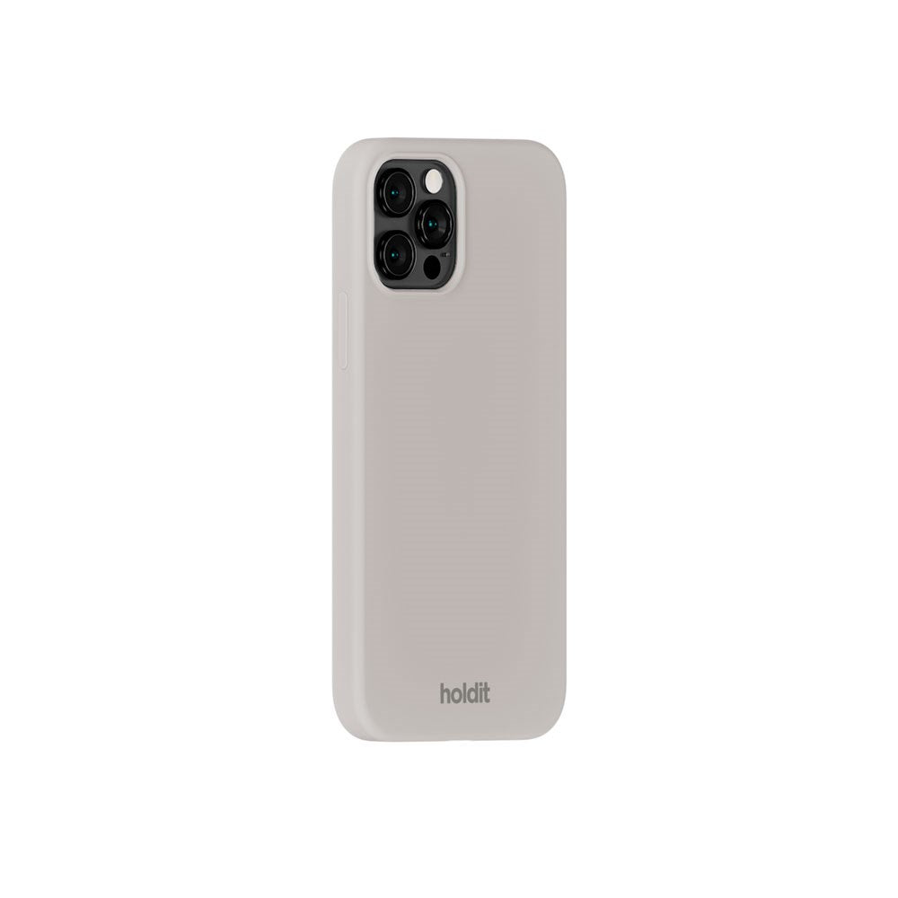 iPhone 12 / 12 Pro Holdit Soft Touch Silicone Case - Wool Gray