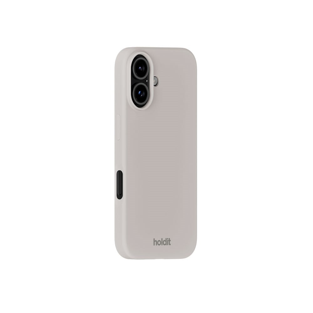 iPhone 16 Holdit Soft Touch Silicone Case - Wool Gray
