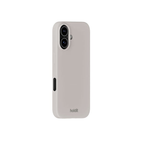 iPhone 16 Holdit Soft Touch Silicone Case - Wool Gray