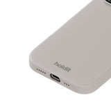 iPhone 16 Pro Holdit Soft Touch Silicone Case - Wool Gray
