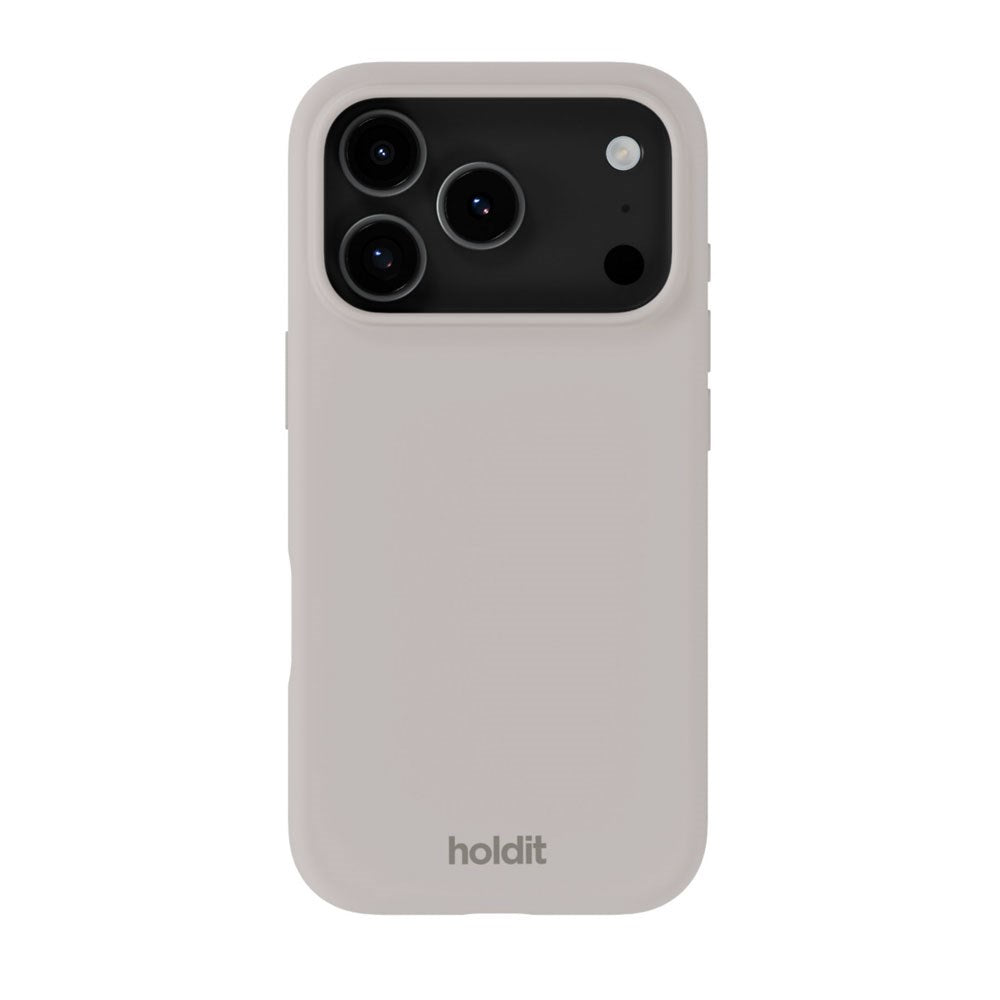 iPhone 17 Pro Max Holdit Soft Touch Silicone Case - Wool Gray