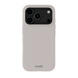 iPhone 17 Pro Max Holdit Soft Touch Silicone Case - Wool Gray