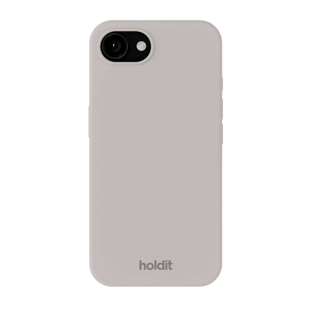 iPhone 17e / 16e Holdit Soft Touch Silicone Case - Wool Gray