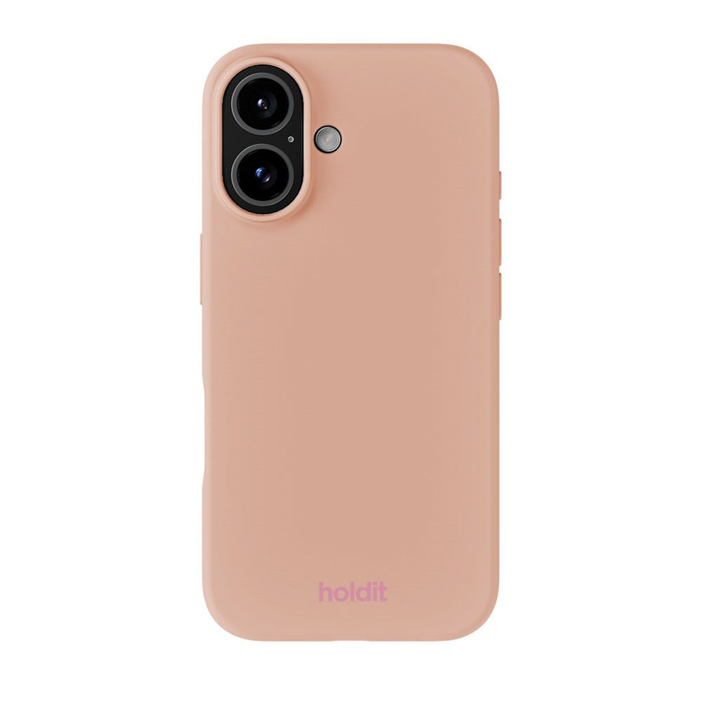 iPhone 16 Holdit Soft Touch Silicone Case - Bare Pink